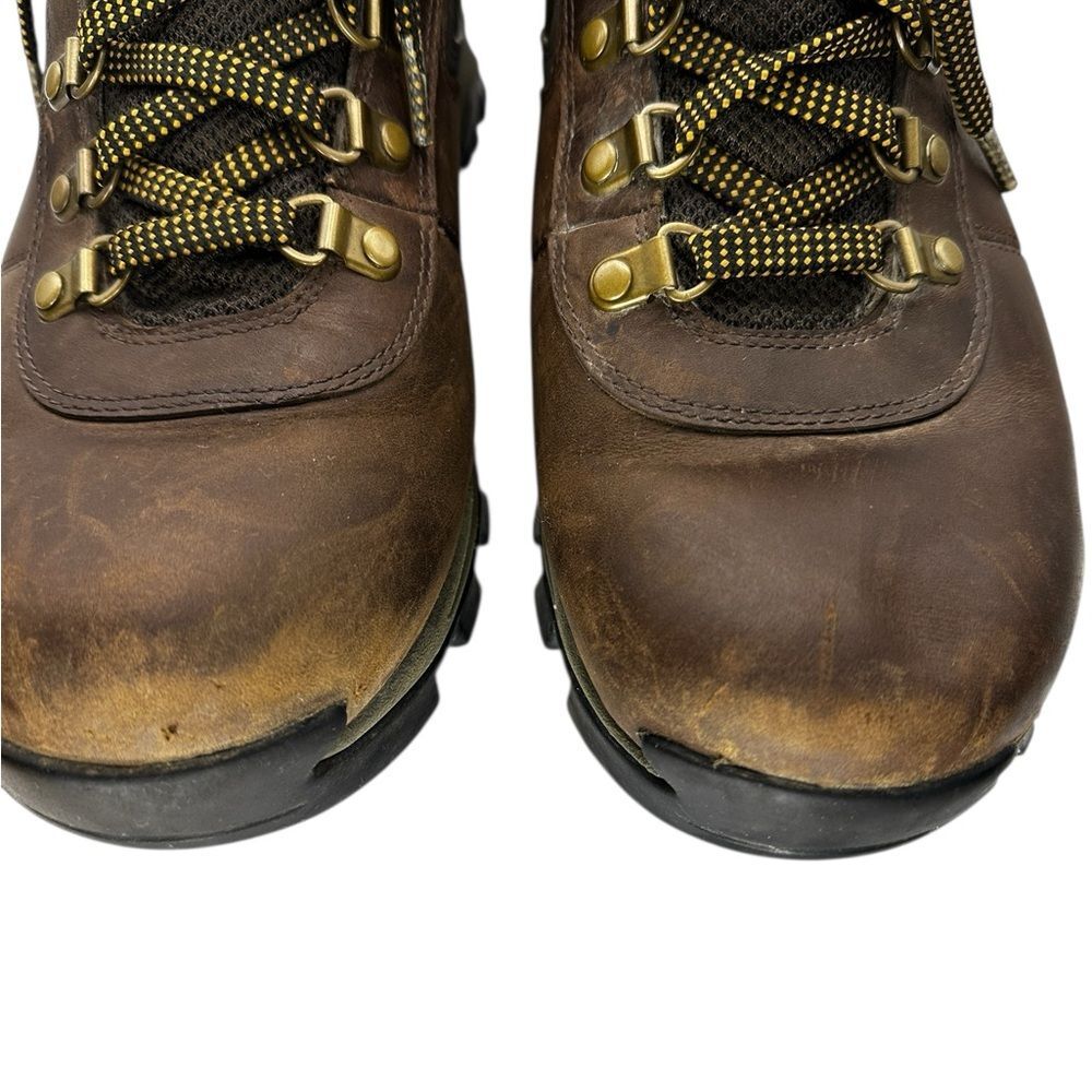Timberland Madden Waterproof Mid Hiking Boots Men’s US 9 Brown Leather - Picture 6 of 9